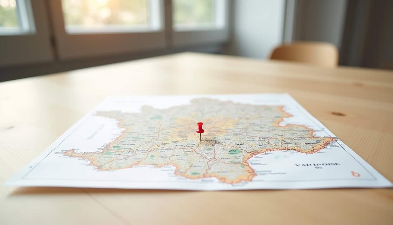 Carte du département du Val-d