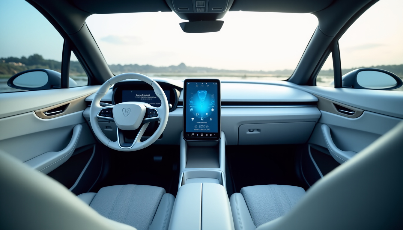 Intérieur du Xpeng G6 montrant l