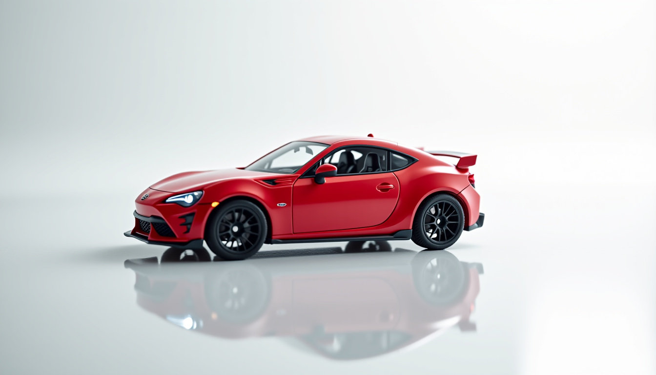 Voiture radiocommandée de drift FTX en action sur une surface lisse