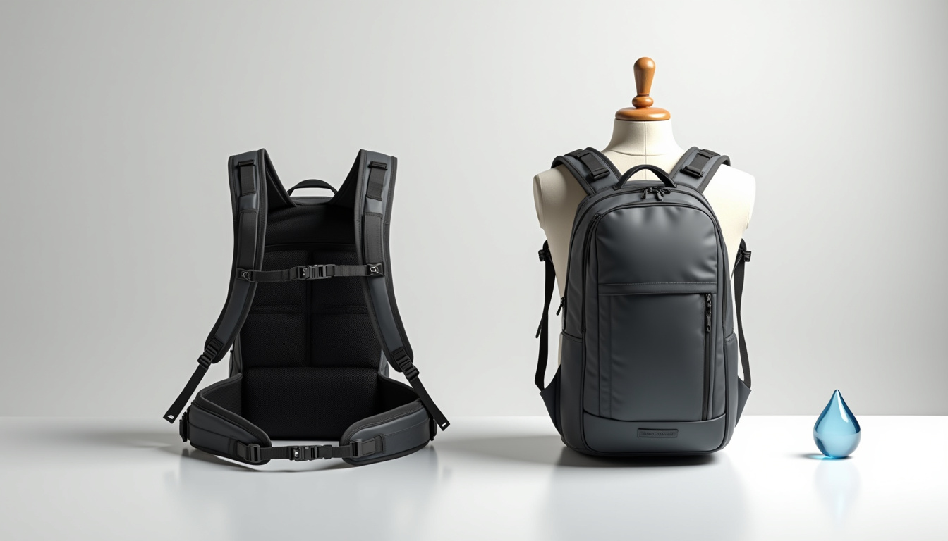 Comparaison de différents types de sacs à dos moto selon leurs critères techniques: volume, ergonomie, imperméabilité