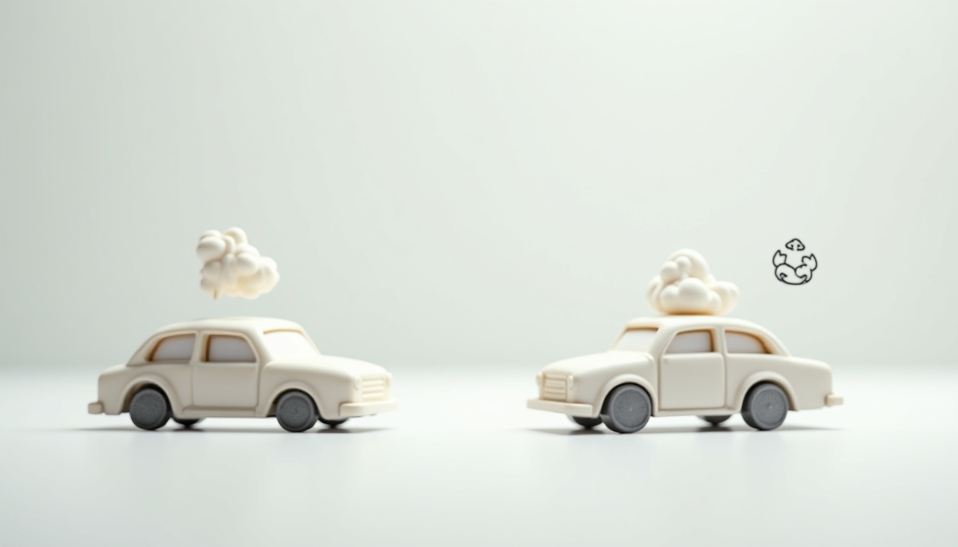Illustration des deux composantes du malus automobile: émissions de CO2 et poids du véhicule