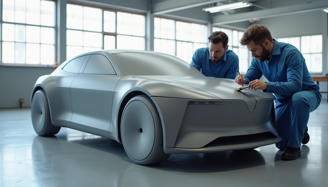 Prototype du projet 108 de la Renault Frégate en cours de développement